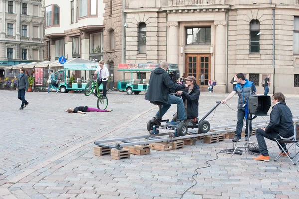 Fabricación de películas — Foto de Stock