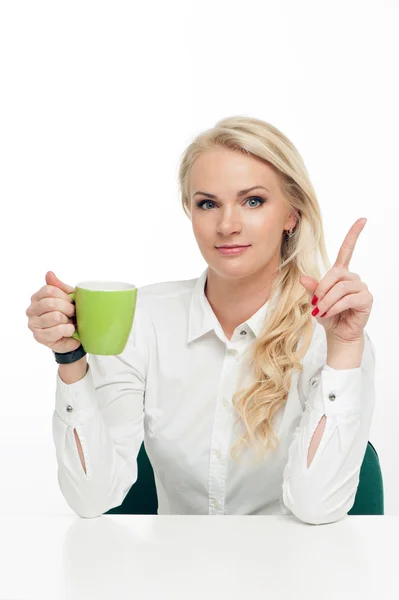 Beautiful business woman — Stock Photo, Image