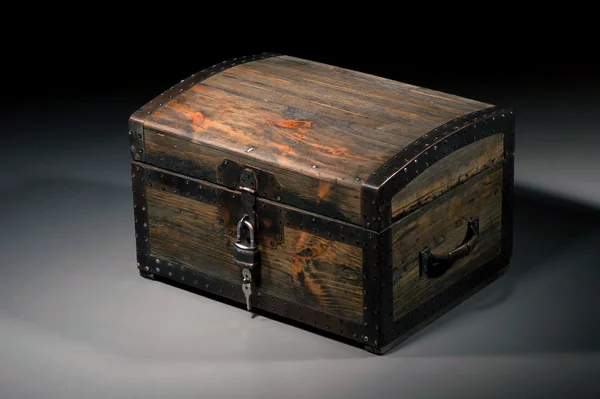 Wooden Casket — Stock Photo, Image