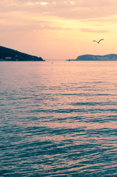 Marmarasjön över sunset — Stockfoto