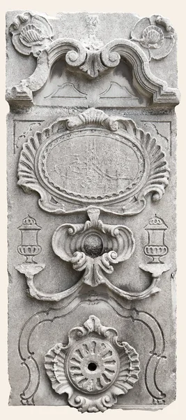 Basrelief väggdekoration — Stockfoto