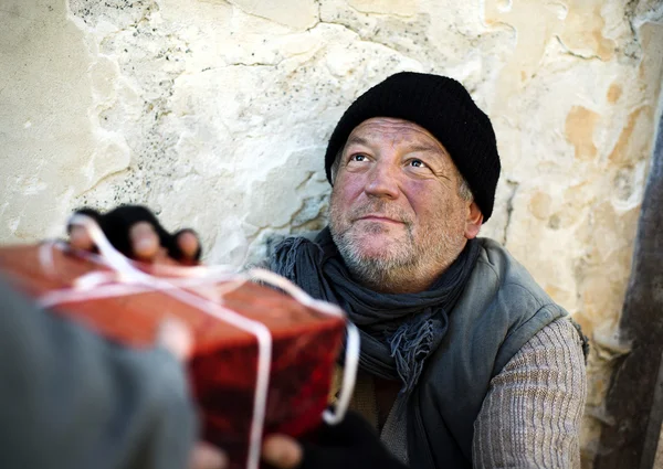 Homeless christmass — Stock Photo, Image