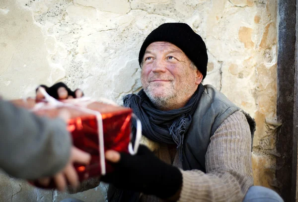 Homeless christmass — Stock Photo, Image