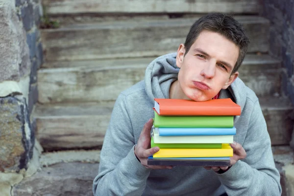 Student with books — Stock Photo, Image