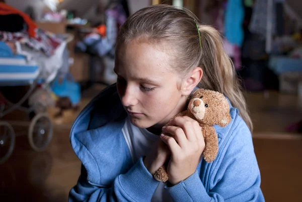 Sad teenager — Stock Photo, Image