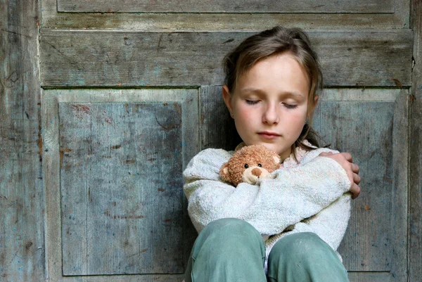 Niño triste. — Foto de Stock