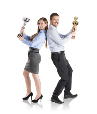 başarılı iş arkadaşları