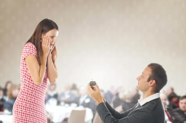 Proposal scene — Stock Photo, Image