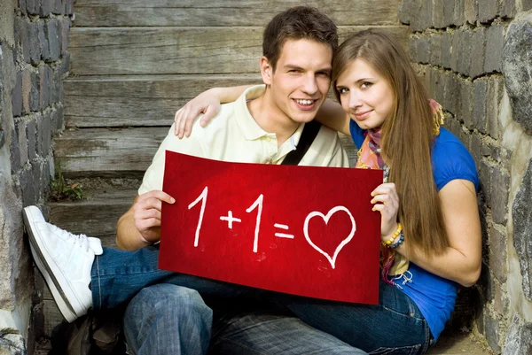 Students love — Stock Photo, Image