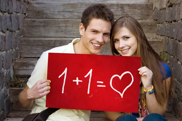 Students love — Stock Photo, Image