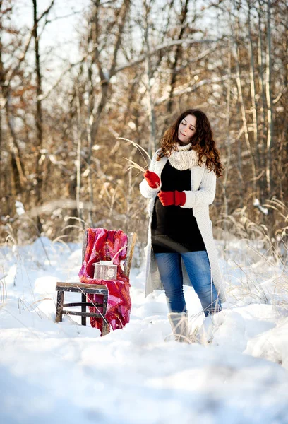 Invierno Embarazo — Foto de Stock