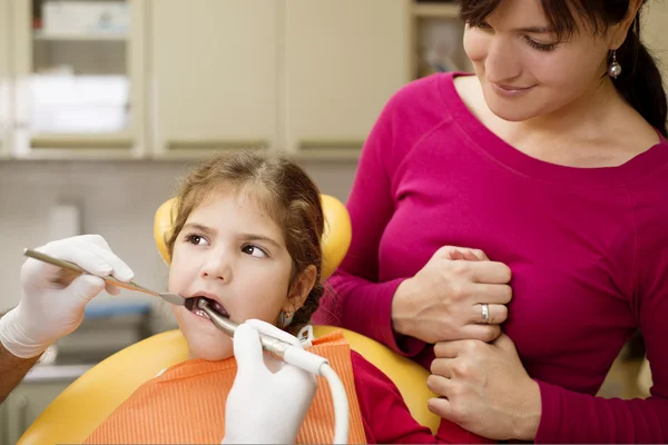 Dental besök — Stockfoto