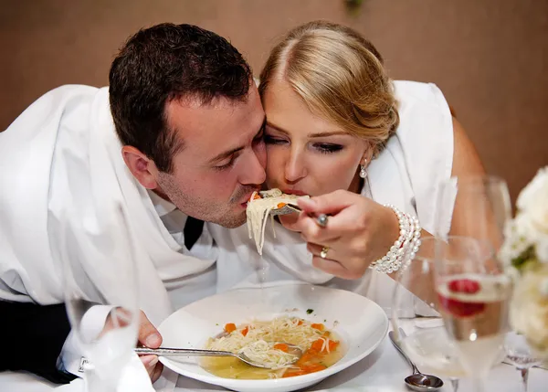 Hochzeit im Freien Porträts — Stockfoto