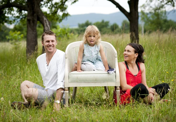 Familia feliz — Foto de Stock