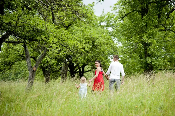 Mutlu aile — Stok fotoğraf