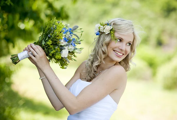 Bella sposa — Foto Stock