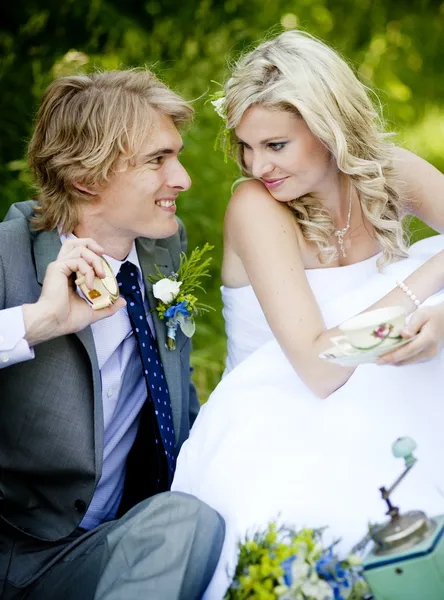 Hermosa pareja de boda — Foto de Stock