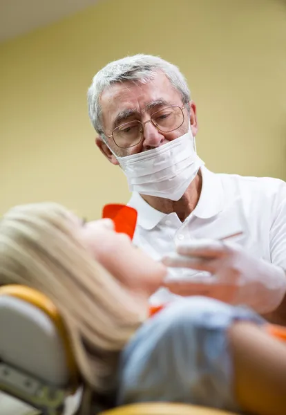 Visita odontológica — Fotografia de Stock
