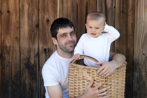 Baba ve oğul — Stok fotoğraf