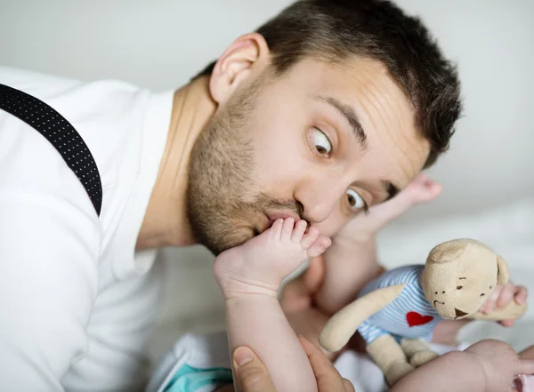 Padre e figlio — Foto Stock