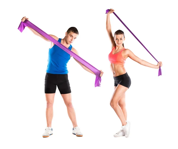 Fitness exercises — Stock Photo, Image