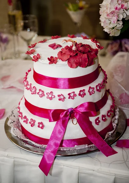 Bolo de casamento — Fotografia de Stock