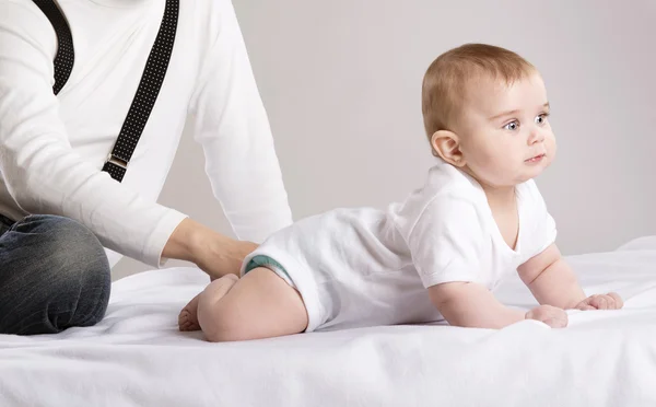 Padre e bambino — Foto Stock