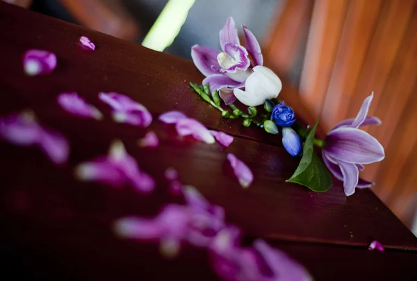 Wedding table decoration — Stock Photo, Image