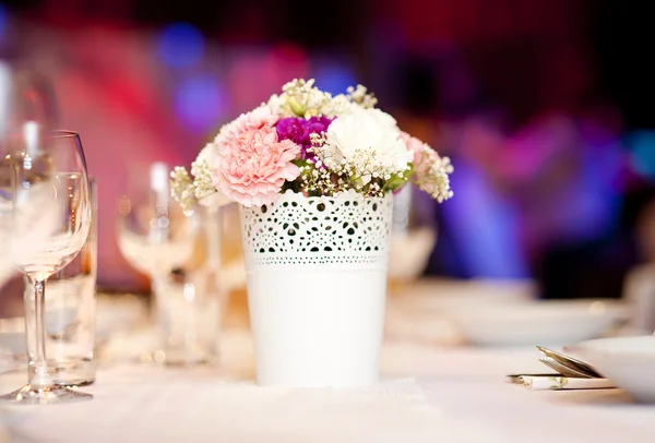 Wedding table decoration — Stock Photo, Image