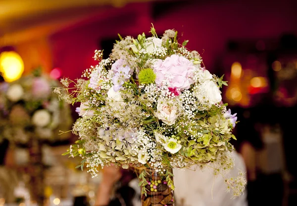 Весільний стіл прикраса — стокове фото