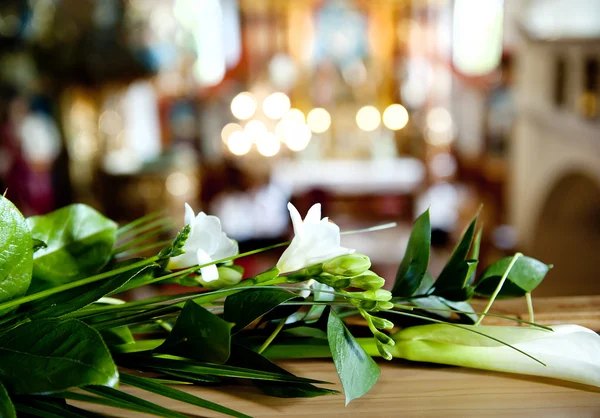 Düğün masa dekorasyonu — Stok fotoğraf