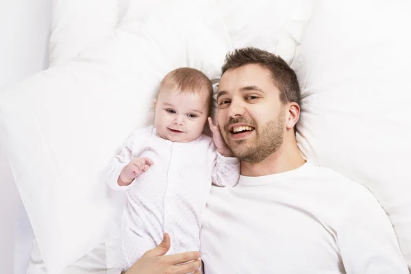 Vater und Baby — Stockfoto