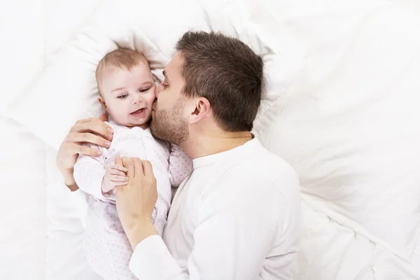 Padre y bebé — Foto de Stock