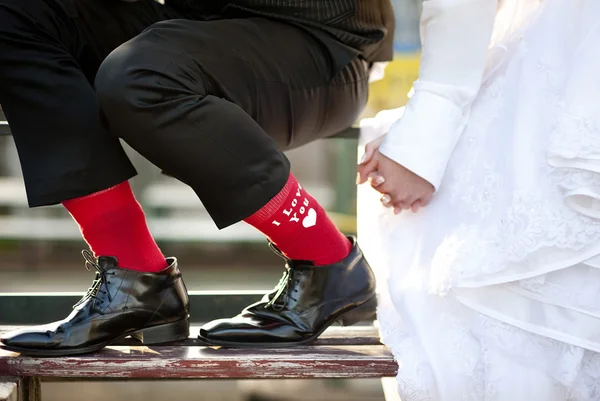 Love feet — Stock Photo, Image