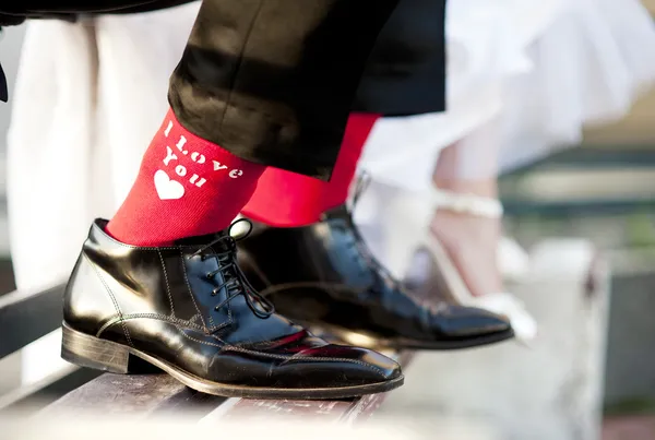 Love feet — Stock Photo, Image