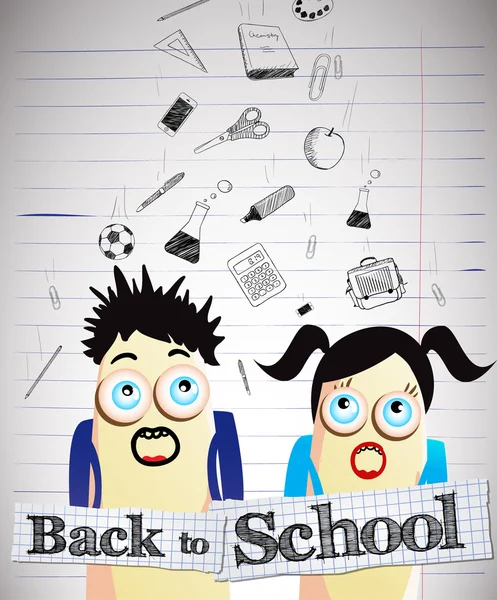 Back to school — Stock Vector