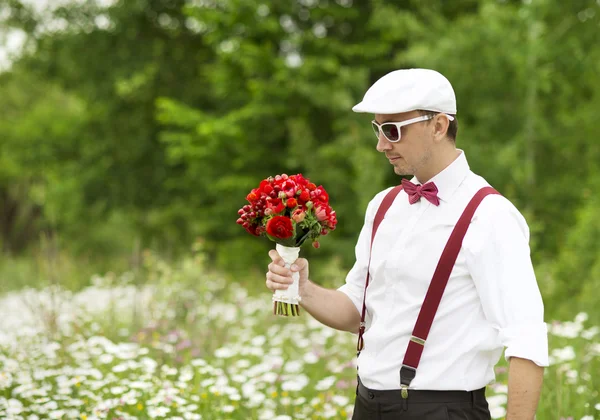 Yakışıklı damat — Stok fotoğraf