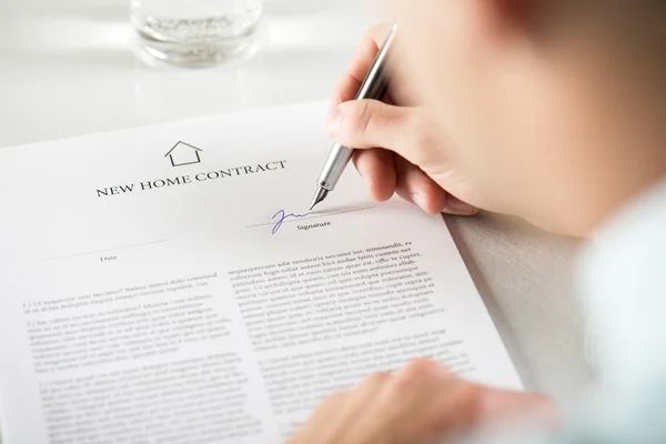 Business contract — Stock Photo, Image