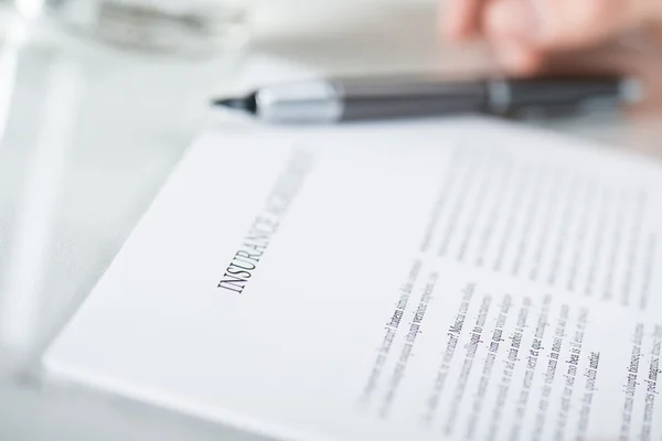 Business contract — Stock Photo, Image