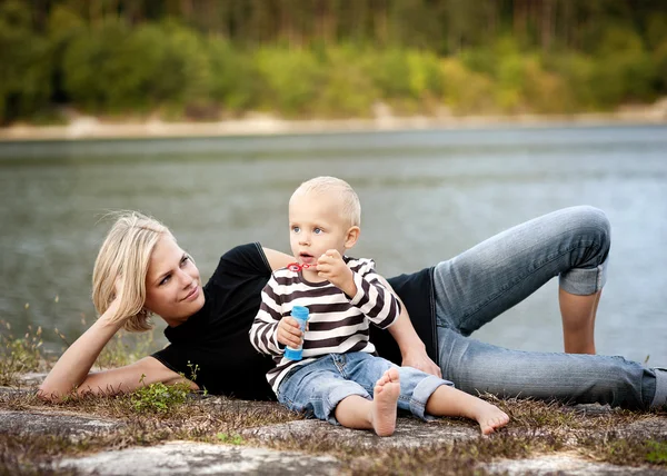 Familjetid — Stockfoto