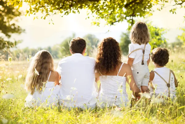 Familia feliz — Foto de Stock