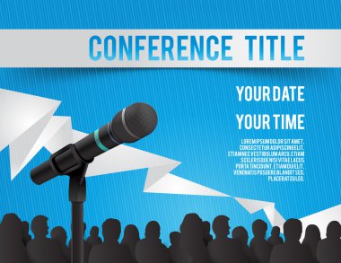 Conference illustration clipart