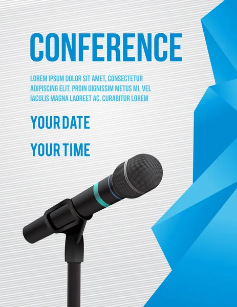 Conference illustration — Stock Vector