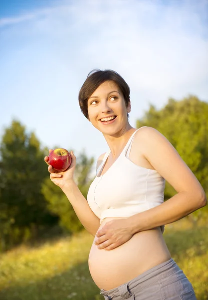 Gravid kvinna — Stockfoto