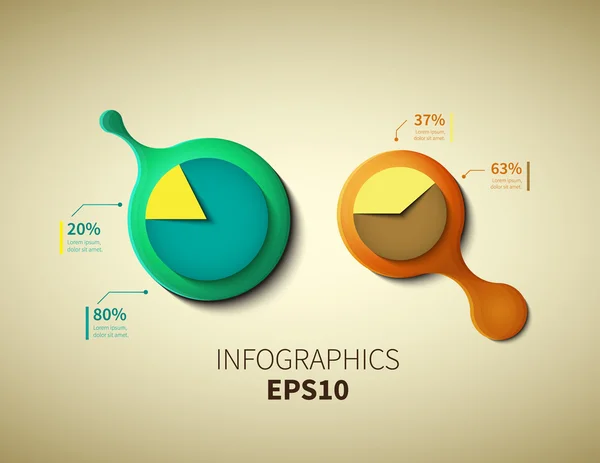 Ilustración del diseño empresarial — Vector de stock