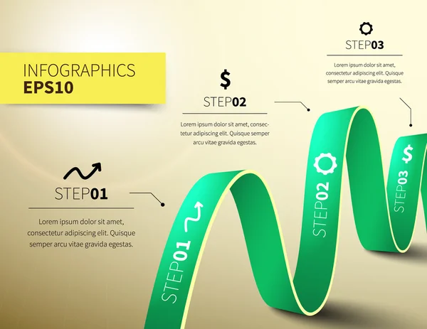 Ilustración del diseño empresarial — Vector de stock