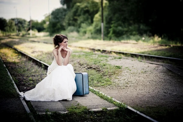 Bella sposa. — Foto Stock