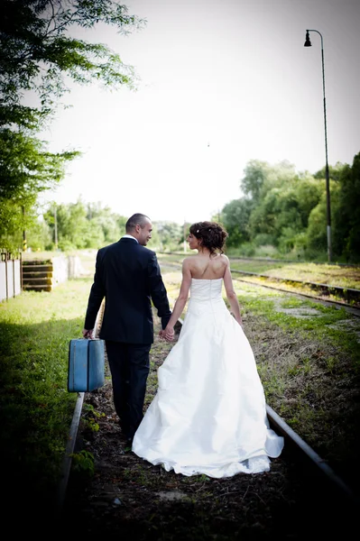 Bride and groom — Stock Photo, Image