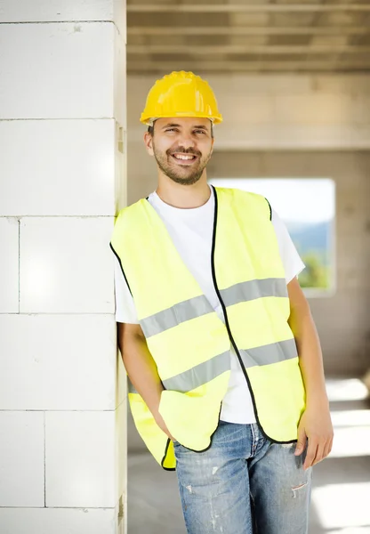 Trabalhadores da construção — Fotografia de Stock