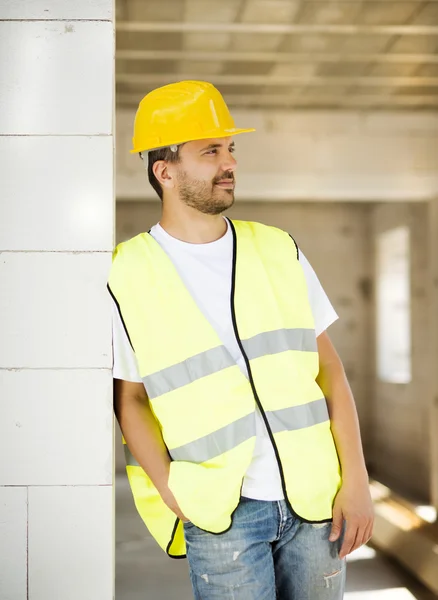 Trabalhadores da construção — Fotografia de Stock